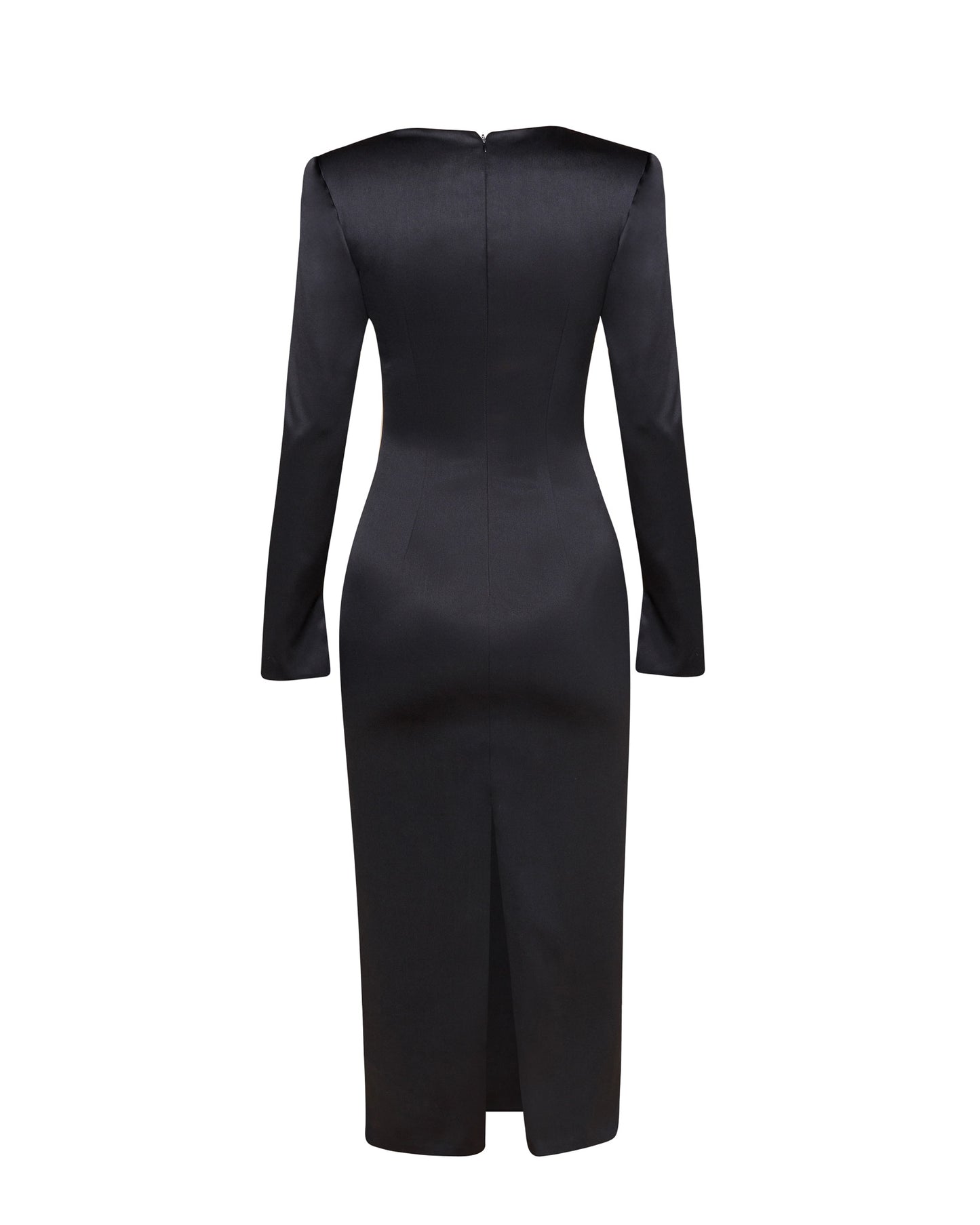 Midi black dress
