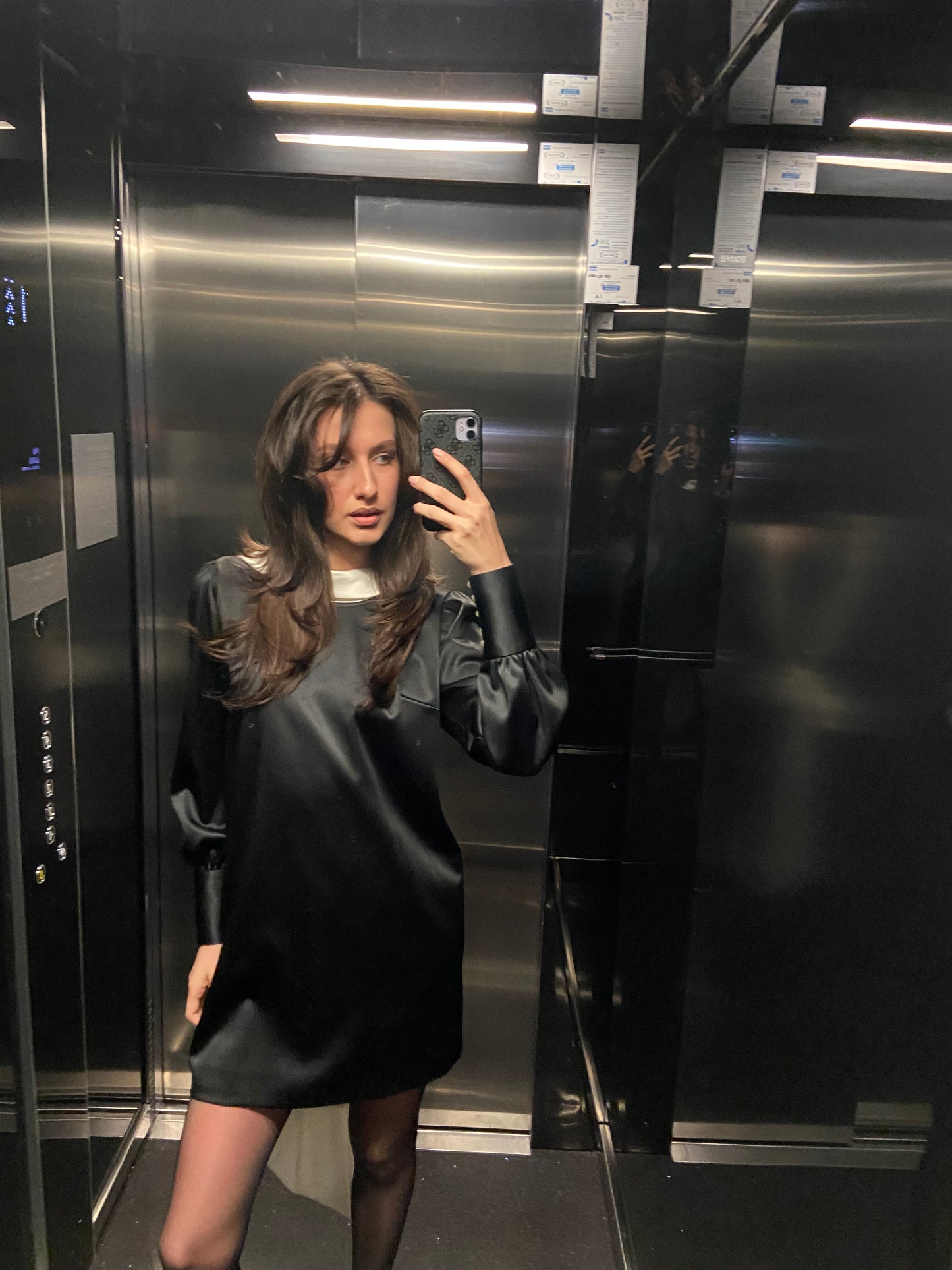 Monochrome dress