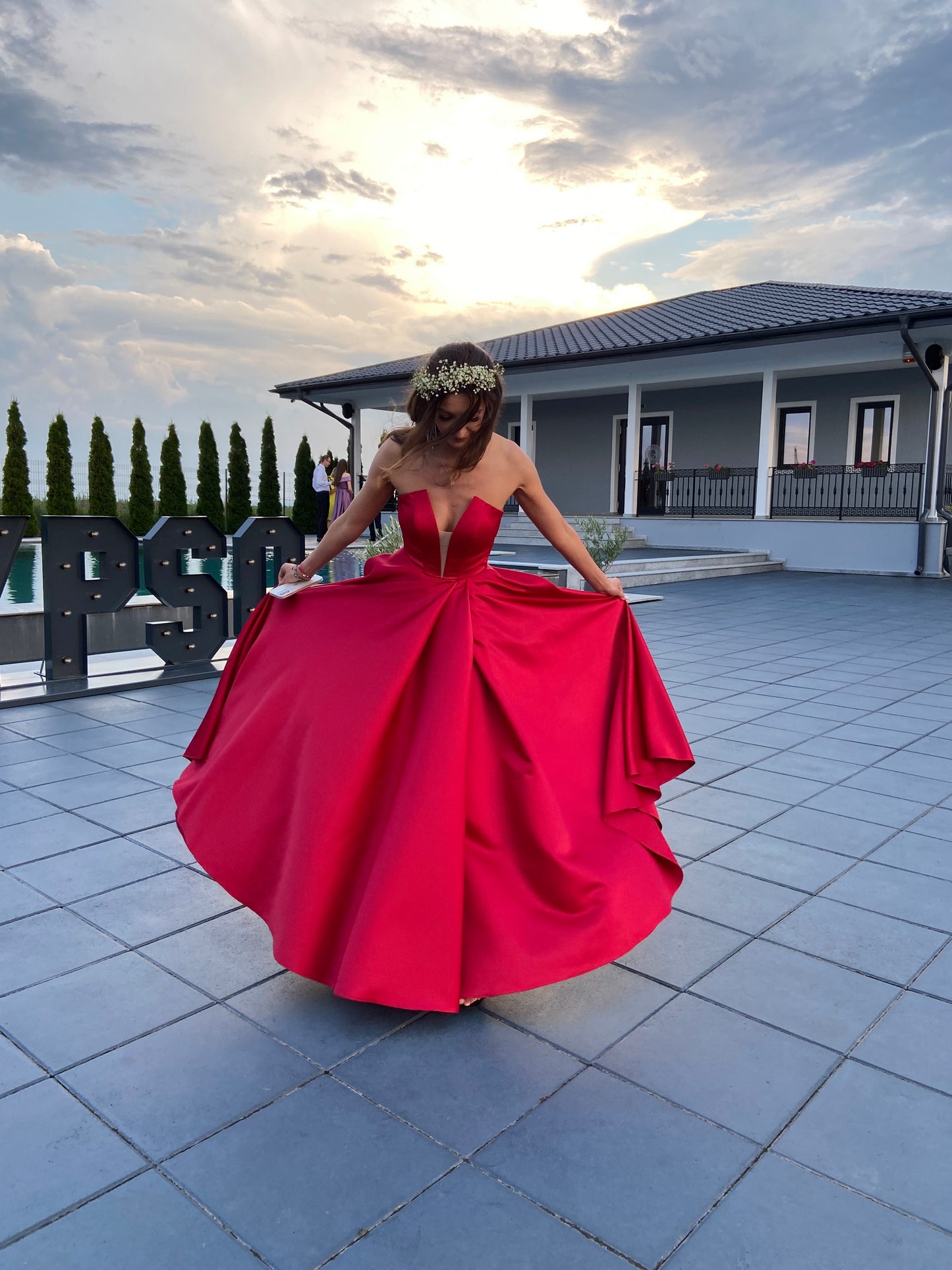The red passion dress